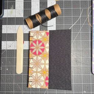 Handmade Coptic Bound Art Journal. Watercolor paper